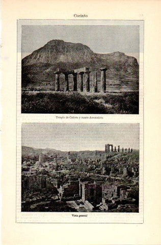 LAMINA V31069: Templo de Corinto