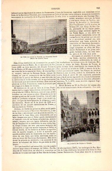 LAMINA V31076: La procesion del Corpus en Venecia