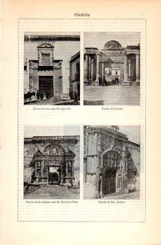 LAMINA V31057: Puertas de Cordoba