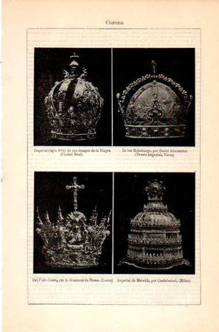 LAMINA V31062: Coronas imperiales