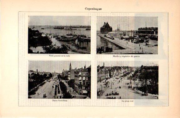 LAMINA V31008: Vistas de Copenhague
