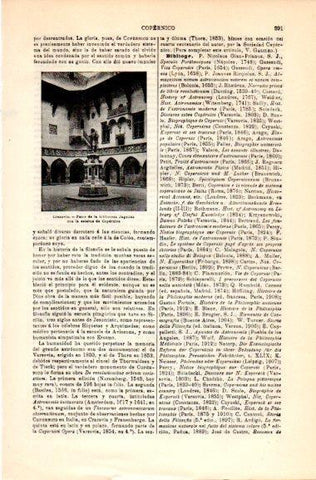 LAMINA V30964: Estatua de Copernico en la biblioteca de Cracovi