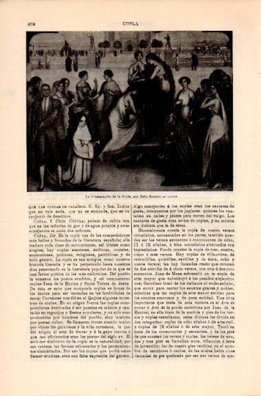 LAMINA V30967: La Consagracion de la Copla por Julio Romero de Torres
