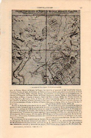 LAMINA V30939: Atlas celeste de Doppelmayer, constelaciones australes