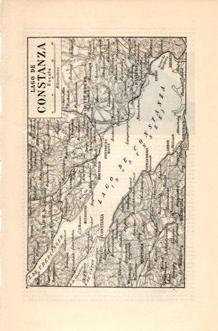 LAMINA V31006: Mapa del lago de Constanza
