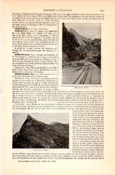 LAMINA V30981: El Corcovado, Brasil