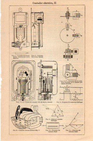 LAMINA V30984: Contador electrico II