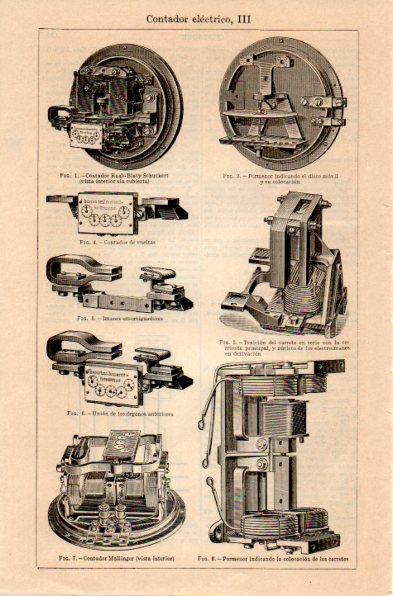 LAMINA V30985: Contador electrico III