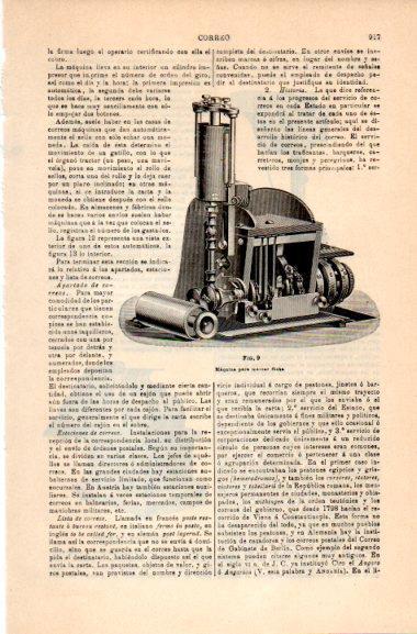 LAMINA V31084: Maquina para marcar fecha en correo