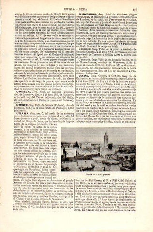LAMINA V31191: Vista general de Uxda, Marruecos