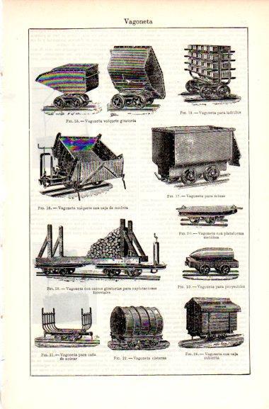 LAMINA V31165: Tipos de vagoneta