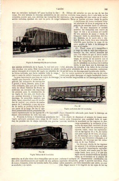 LAMINA V31224: Vagon carbonero y vagon Talbot
