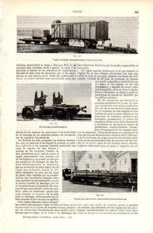 LAMINA V31225: Vagon de 4 ejes