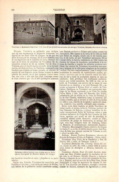 LAMINA V31233: Seminario e iglesia de Valderas