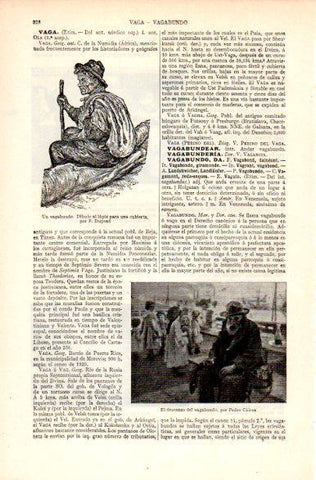 LAMINA V31203: El descanso del vagabundo por P. Chiesa