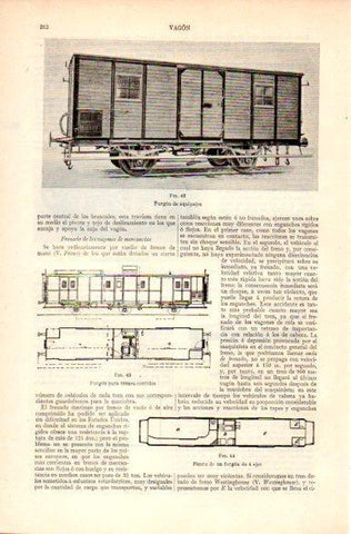 LAMINA V31204: Furgon de equipajes