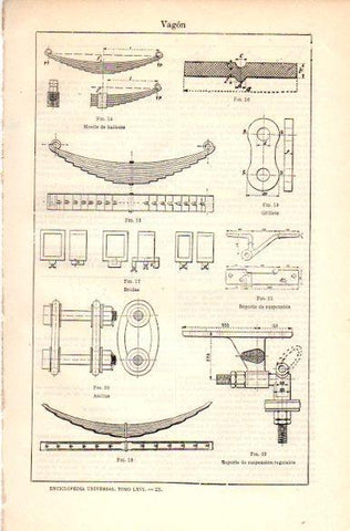 LAMINA V31214: Vagon
