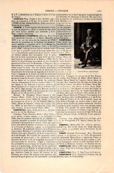 LAMINA V31107: Antonio M. Cospedal Tome