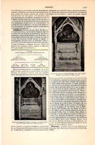 LAMINA V31108: Sepulcro del cardenal Consalvo Rodrigues