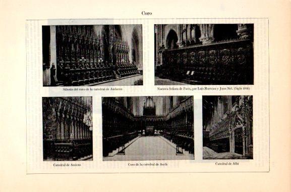 LAMINA V31112: Coro catedral de Amberes y de Auch