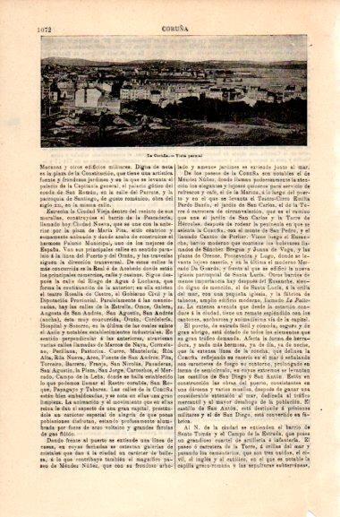 LAMINA V31102: Vista parcial de La Coruña