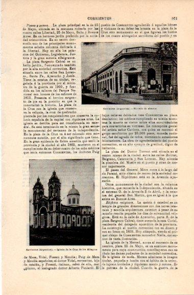 LAMINA V31090: Mercado de abastos en Corrientes, Argentina