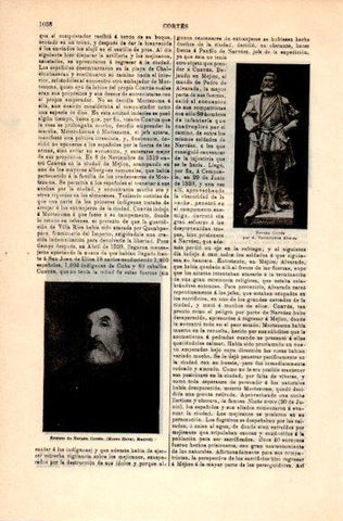 LAMINA V31096: Retrato de Hernan Cortes