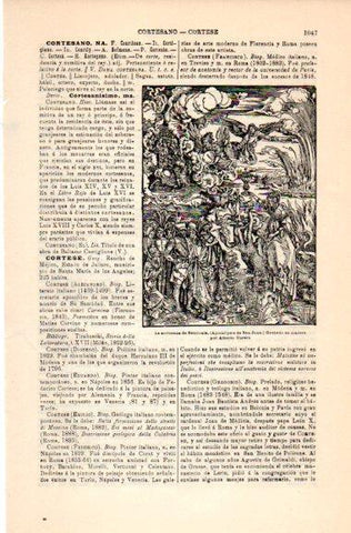 LAMINA V31099: La cortesana de Babilonia por Durero