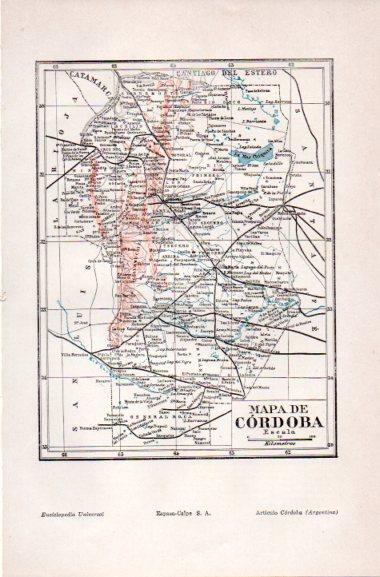 LAMINA V31152: Mapa de Cordoba