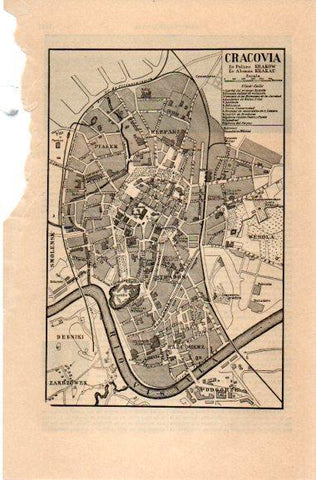 LAMINA V31135: Plano de Cracovia