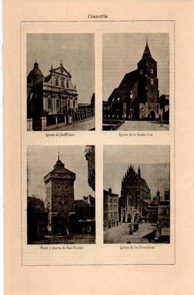 LAMINA V31137: Iglesias en Cracovia