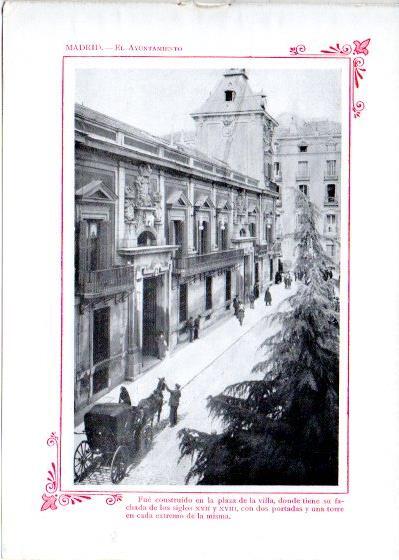LAMINA V31970: Madrid. El Ayuntamiento