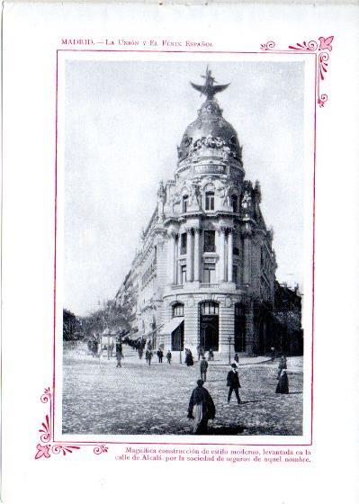 LAMINA V31969: Madrid. La Union y El Fenix Español