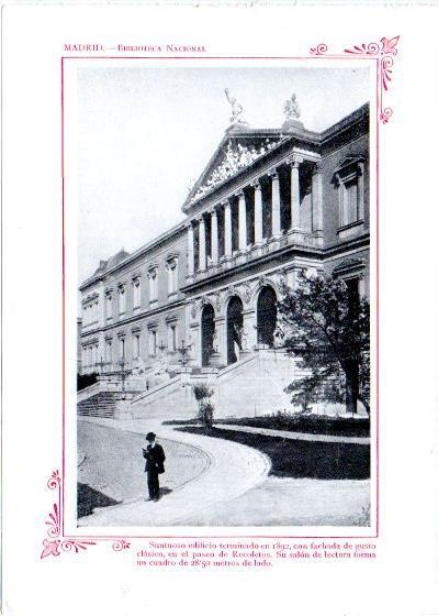 LAMINA V31967: Madrid. Biblioteca Nacional