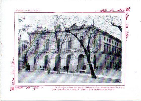 LAMINA V31963: Madrid. Teatro Real