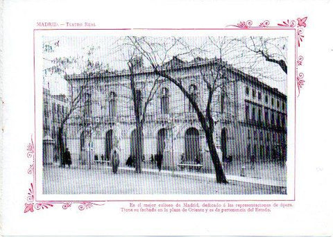 LAMINA V31963: Madrid. Teatro Real