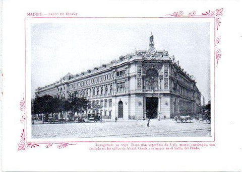 LAMINA V31962: Madrid. Banco de España