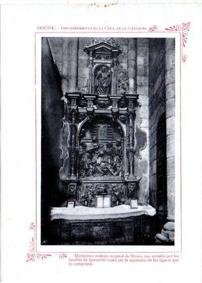 LAMINA V31985: Orense. Descendimiento de la Cruz en la Catedral