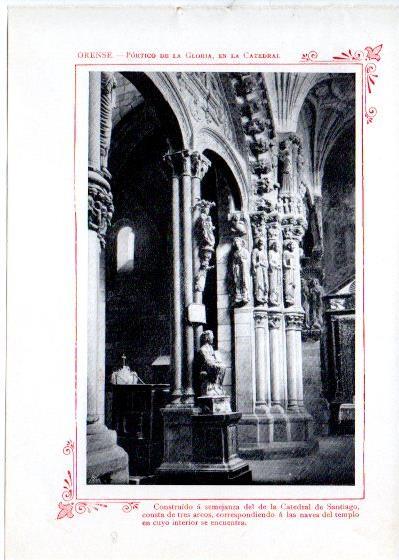 LAMINA V31987: Orense. Portico de la Gloria de la Catedral