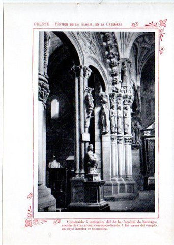 LAMINA V31987: Orense. Portico de la Gloria de la Catedral