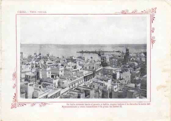 LAMINA V32011: Cadiz. Vista parcial