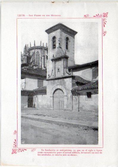LAMINA V32005: Leon. San Pedro de los Huertos