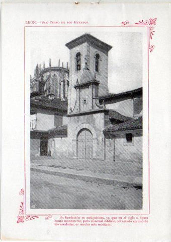 LAMINA V32005: Leon. San Pedro de los Huertos