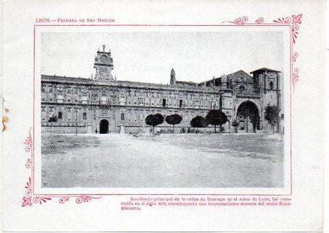LAMINA V31997: Leon. Fachada de San Marcos