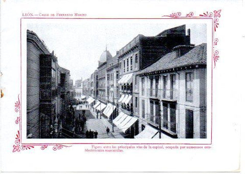 LAMINA V31996: Leon. Calle de Fernando Merino