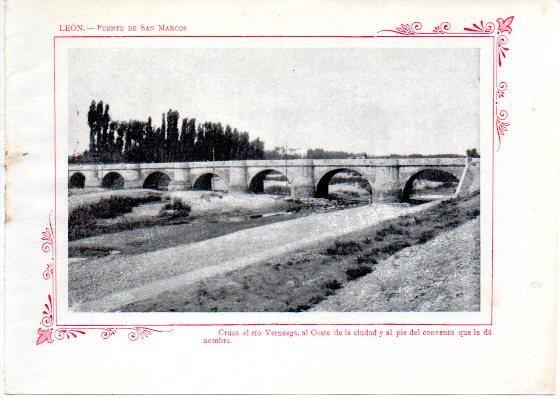 LAMINA V31991: Leon. Puente de San Marcos