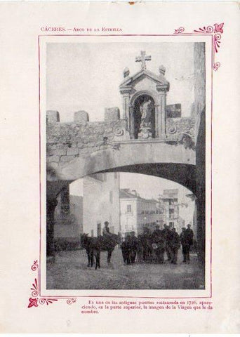 LAMINA V31909: Caceres. Arco de la Estrella