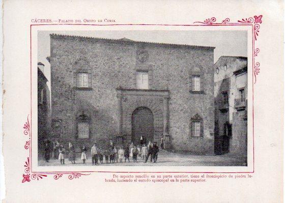 LAMINA V31907: Caceres. Palacio del Obispo de Coria