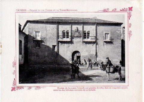 LAMINA V31906: Caceres. Palacio de los Condes de la Torre Mayoralgo