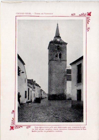 LAMINA V31898: Ciudad Real. Torre de Santiago